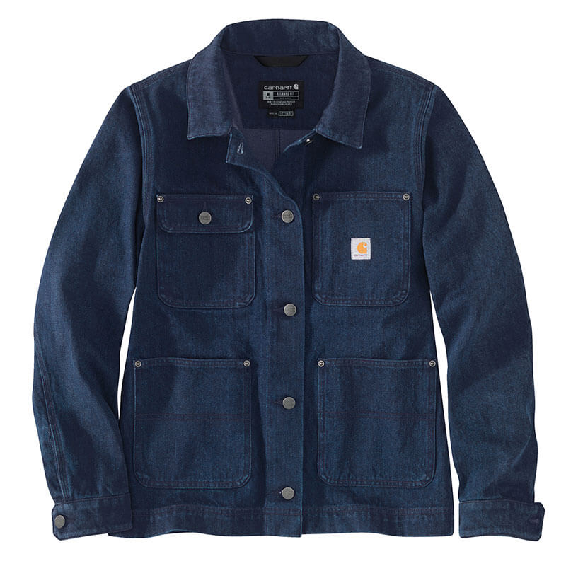 Carhartt Women's Rugged Flex Relaxed Fit Denim Jacket Carhartt Women's Rugged Flex Relaxed Fit Denim Jacket