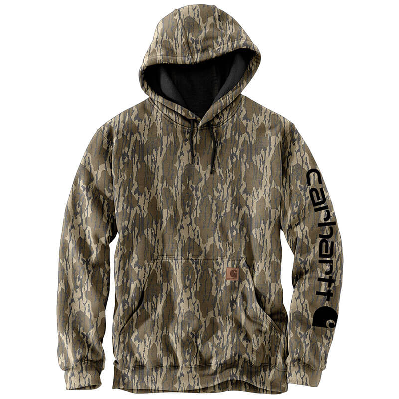 105484 - Carhartt Men's Loose Fit Midweight Camo Sleeve Graphic Sweatshirt