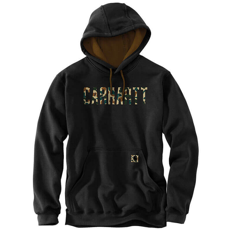 105486 - Carhartt Men's Loose Fit Midweight Camo Logo Graphic Sweatshirt