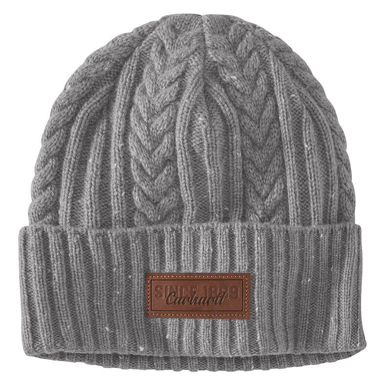 Reflective Rib Knit Winter Hat