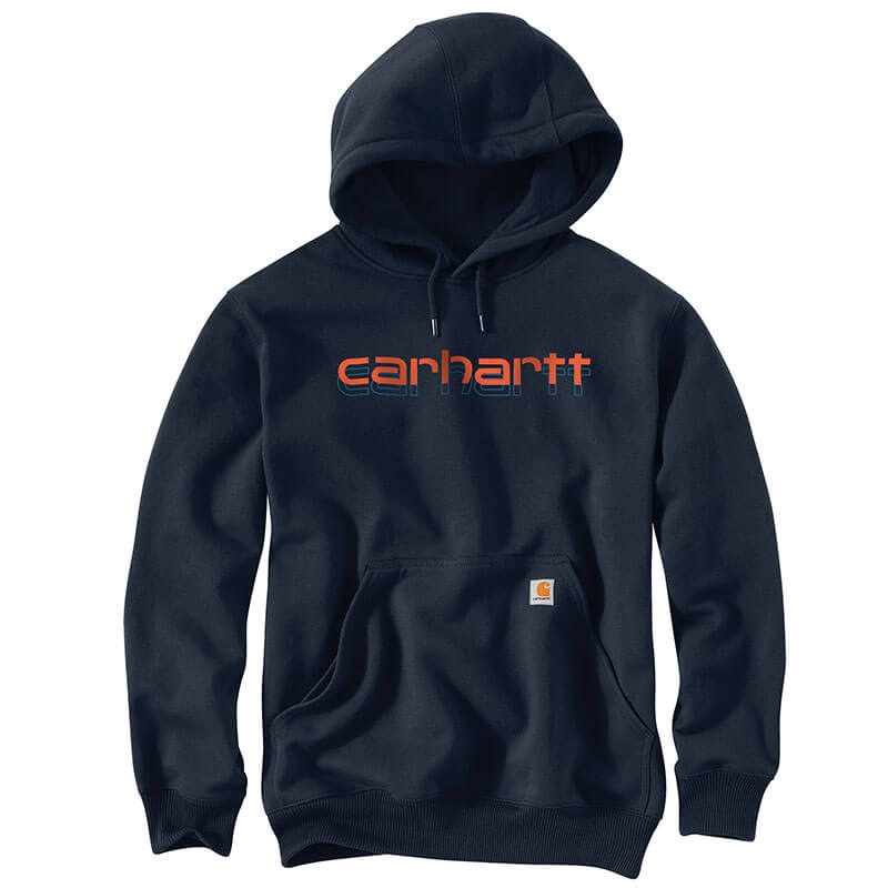 105679 - Carhart Men's Rain Defender Loose Fit Midweight Logo Graphic Sweatshirt