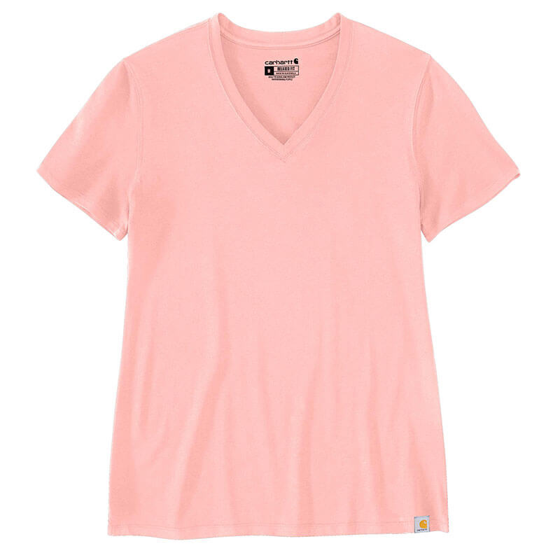 105739 - Carhartt Women's Relaxed Fit Lightweight Short-Sleeve V-Neck T-Shirt