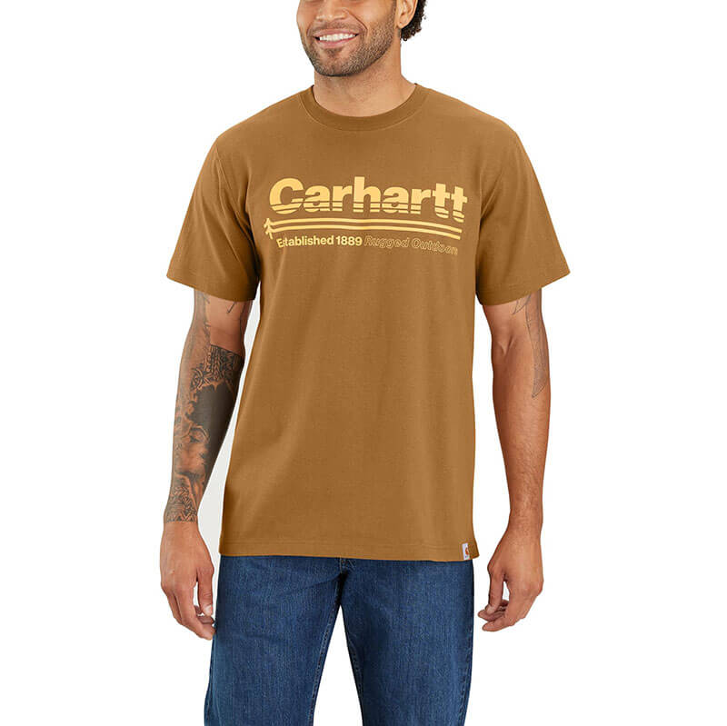 105754 - Carhartt Relaxed Fit Heavyweight Short-Sleeve Outdoors Graphic T-Shirt