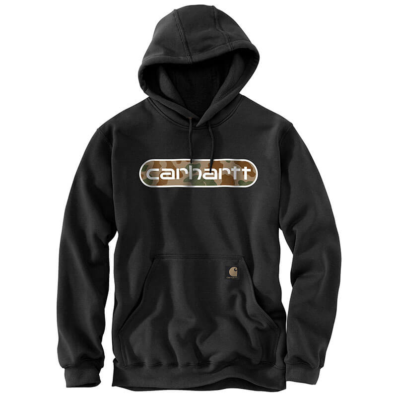 105942 - Carhartt Men's Loose Fit Midweight Camo Logo Graphic Sweatshirt