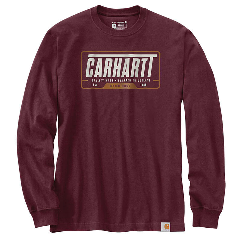 105954 - Carhartt Men's Loose Fit Heavyweight Long-Sleeve Outlast Graphic T-Shirt