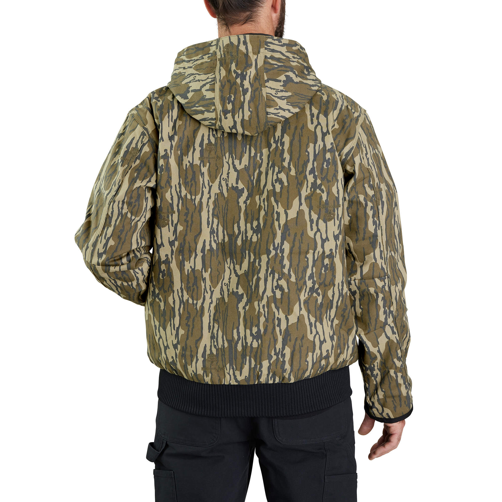 106098 - Carhartt Men's rugged Flex Duck Loose Fit Insulated Camo Active Jacket