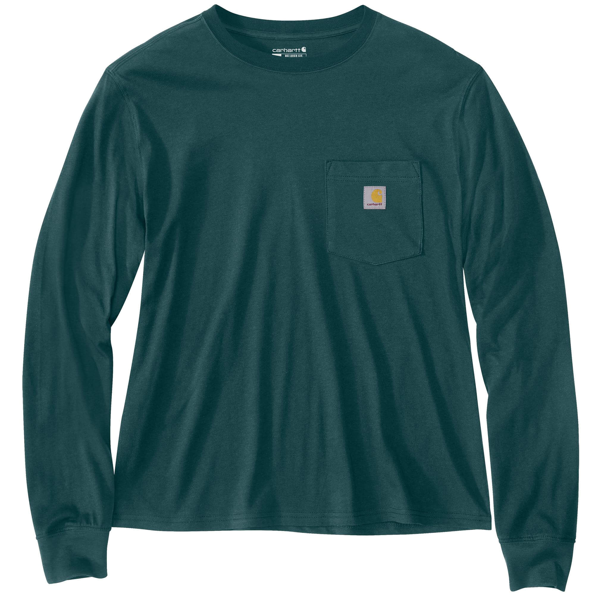 106121 - Carhartt Women's TENCEL™ Fiber Series Loose Fit Lightweight Long-Sleeve Crewneck Pocket T-Shirt