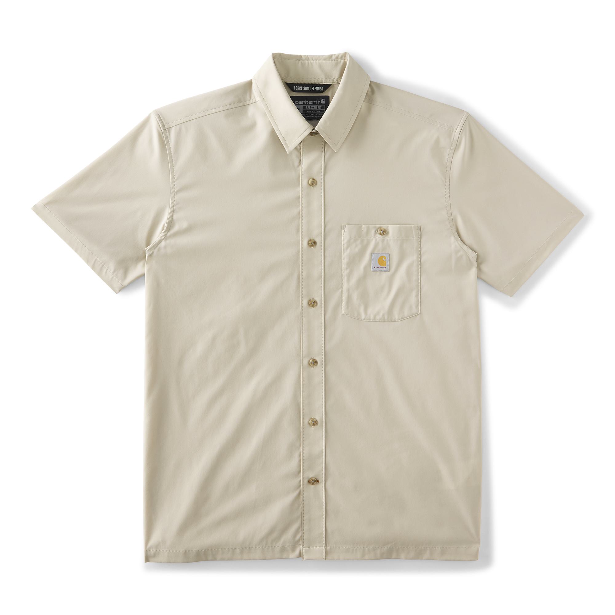 106141 - Carhartt Men's Force Sun Defender™ Relaxed Fit Lightweight Short-Sleeve Shirt