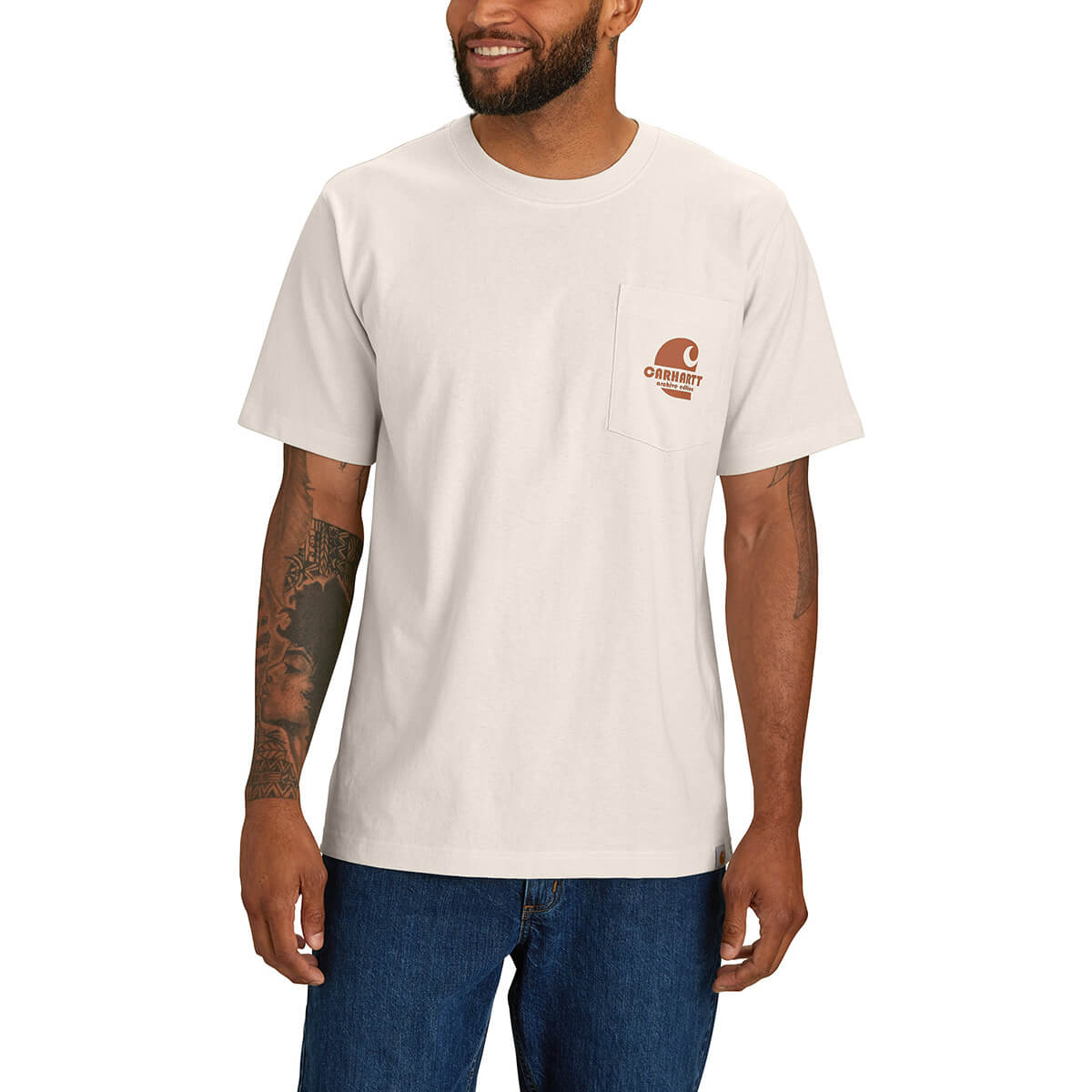106146 - Relaxed Fit Heavyweight Farm Graphic T-Shirt