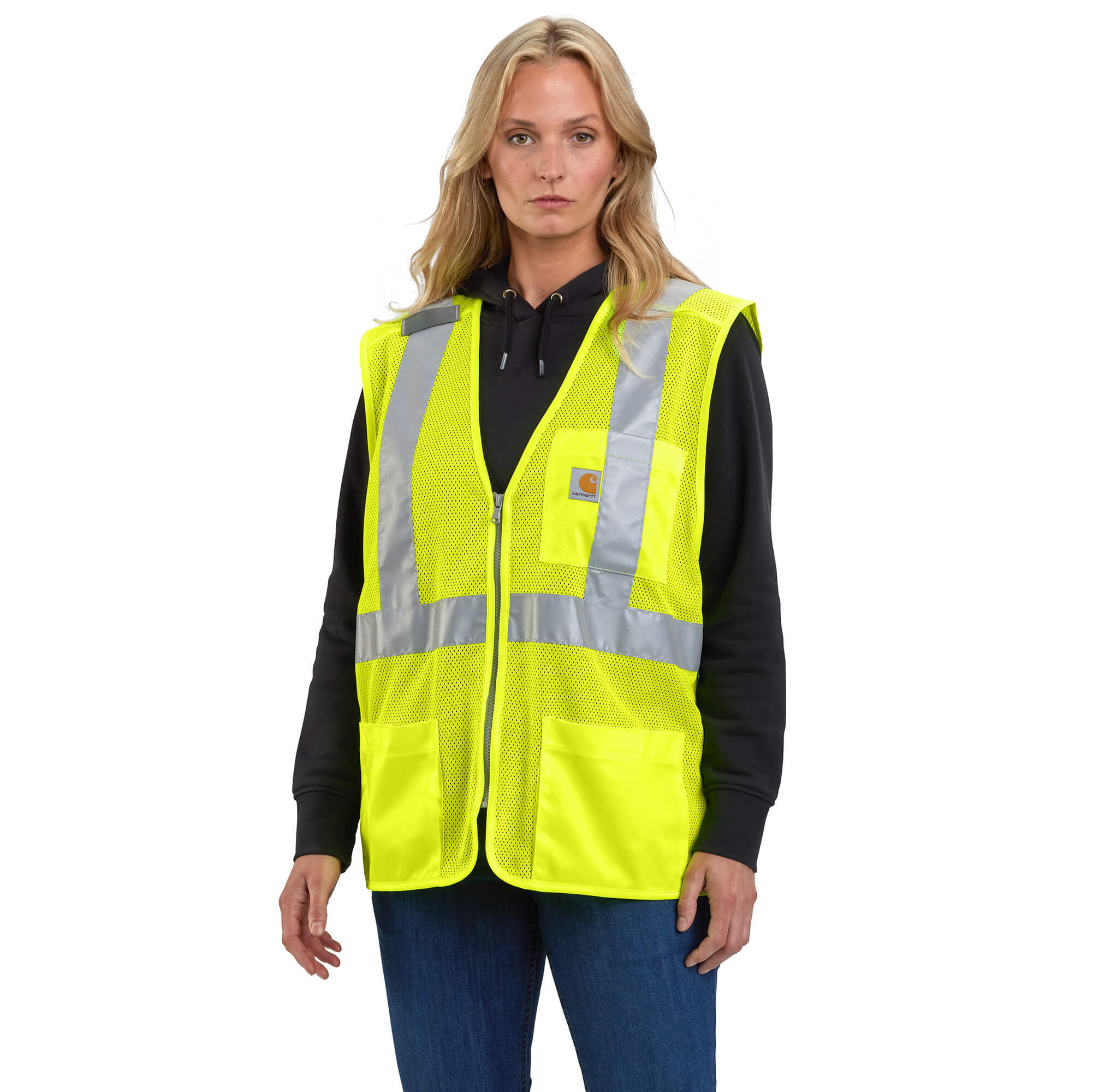 106171 - Carhartt High Visibility Mesh Multi-Pocket Class 2 Vest