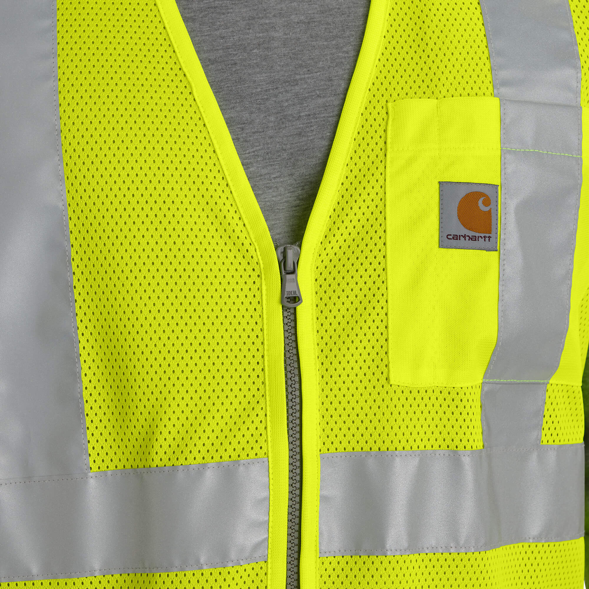 106171 Carhartt High Visibility Mesh Multi Pocket Class 2 Vest