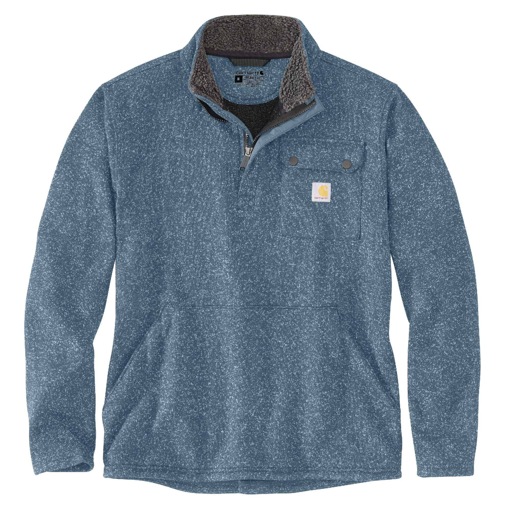 106378 - Carhartt Men's Relaxed Fit Midweight Quarter-Zip Pocket Sweater Fleece