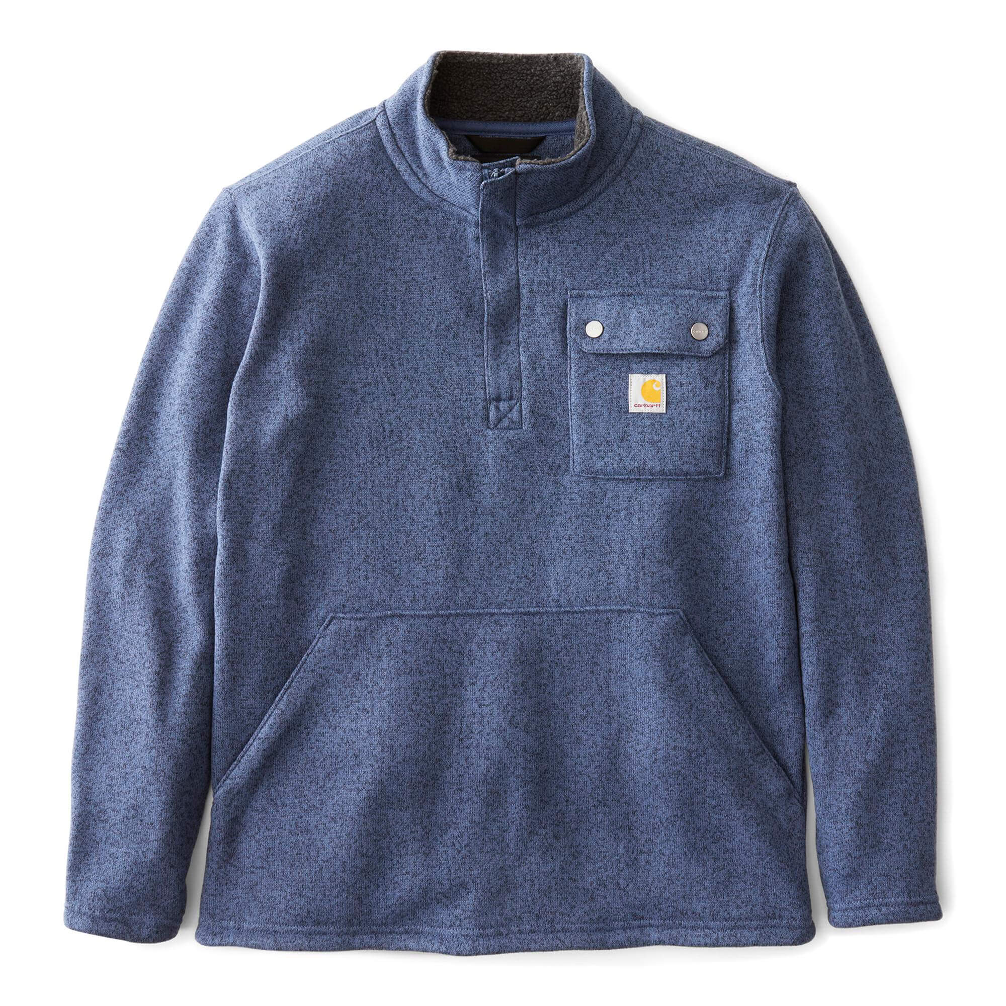 106378 - Carhartt Men's Relaxed Fit Midweight Quarter-Zip Pocket Sweater Fleece