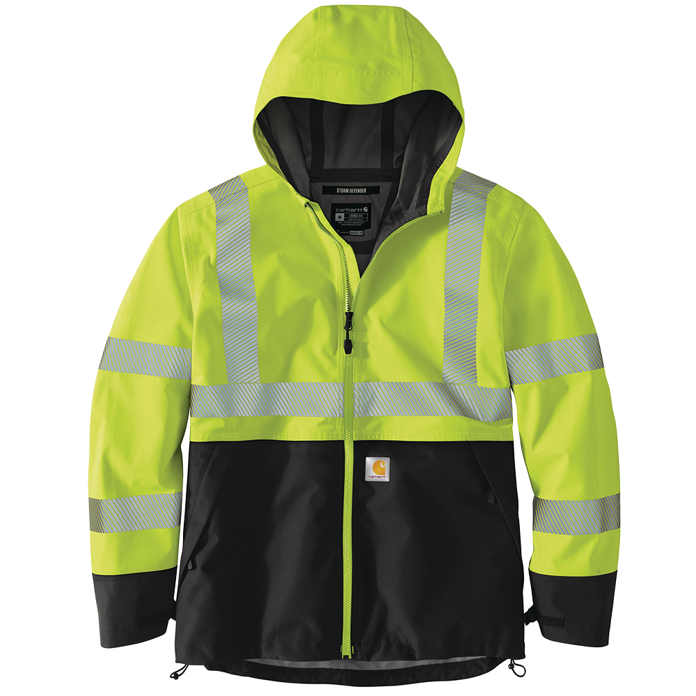 106693 - Carhartt Men's High-Visibility Storm Defender® Loose Fit Lightweight Class 3 Jacket