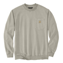106853 - Carhartt Men's Relaxed Fit Midweight Garment Dye French Terry Crewneck Pocket Sweatshirt