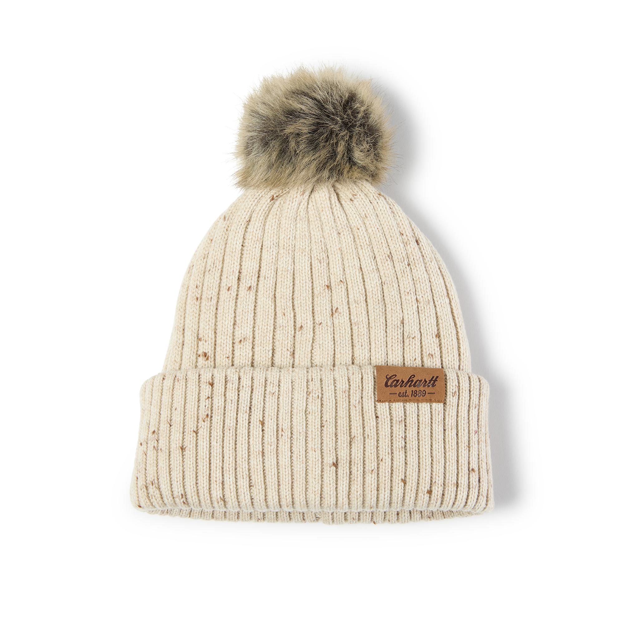 107103 - Carhartt Women's Wool Blend Pom-Pom Beanie