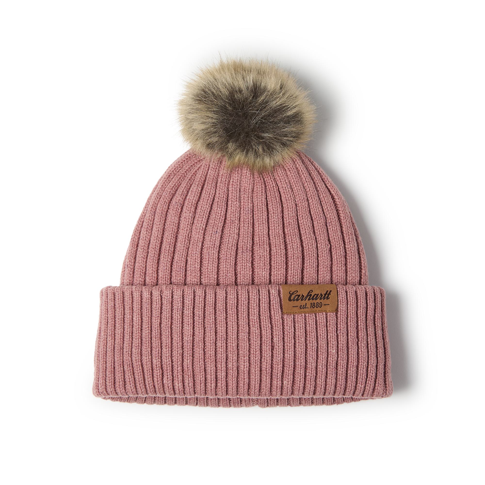 107103 - Carhartt Women's Wool Blend Pom-Pom Beanie