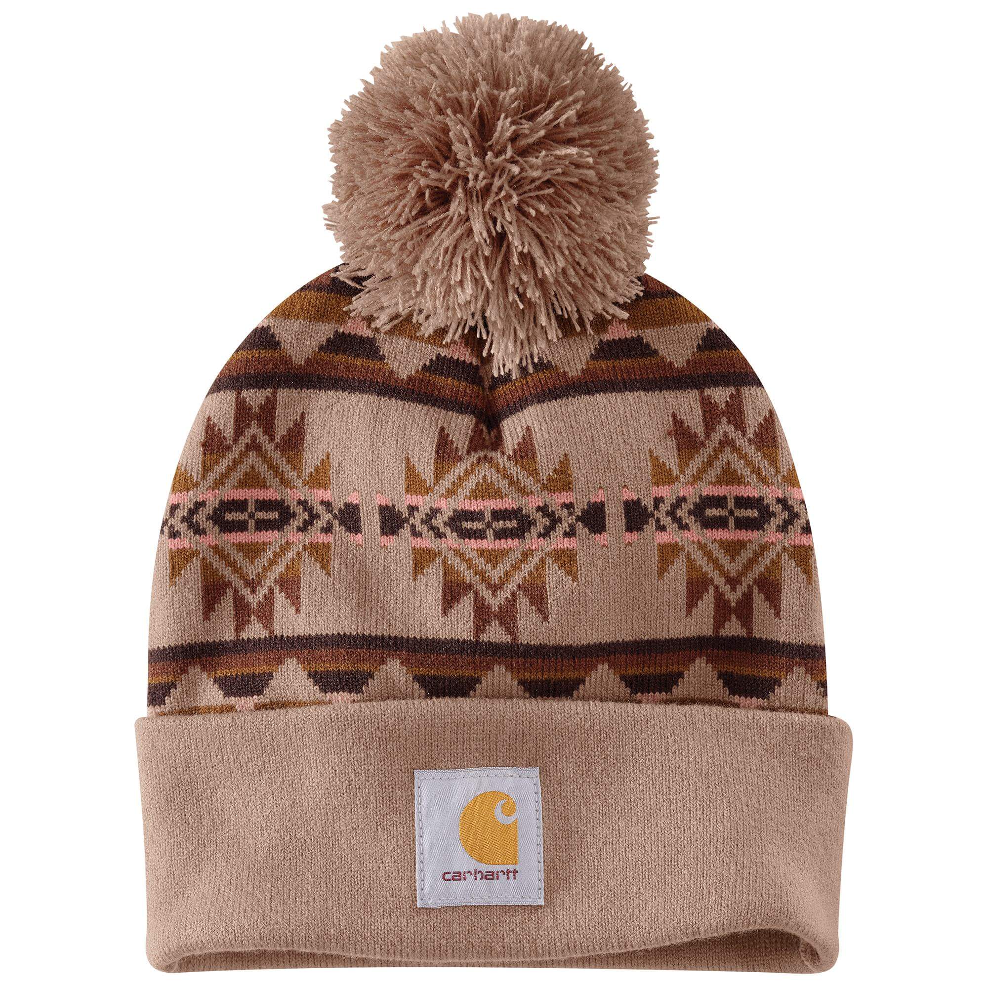 107184 - Carhartt Women's Bethany Yellowtail Pom Cuffed Beanie