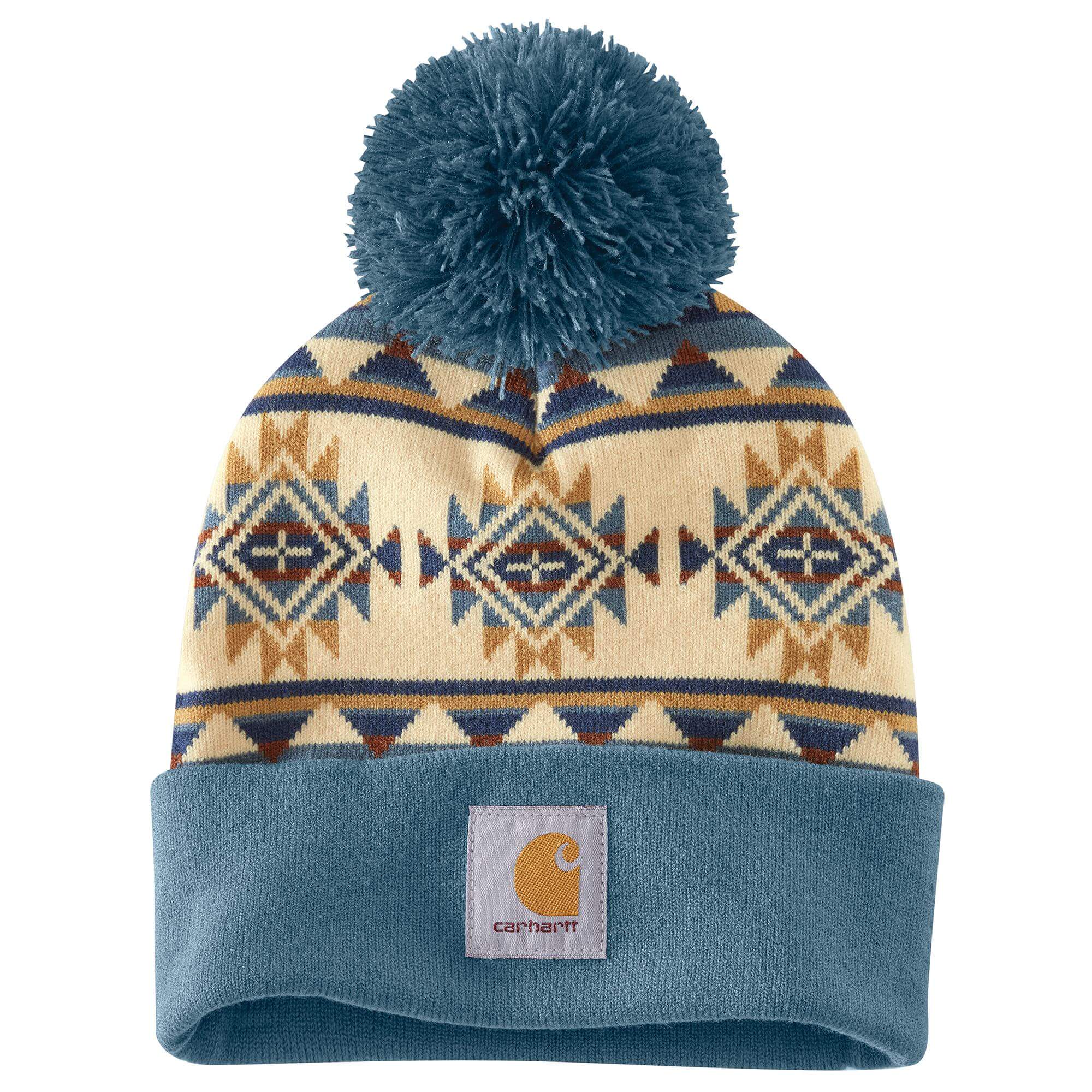 107184 - Carhartt Women's Bethany Yellowtail Pom Cuffed Beanie