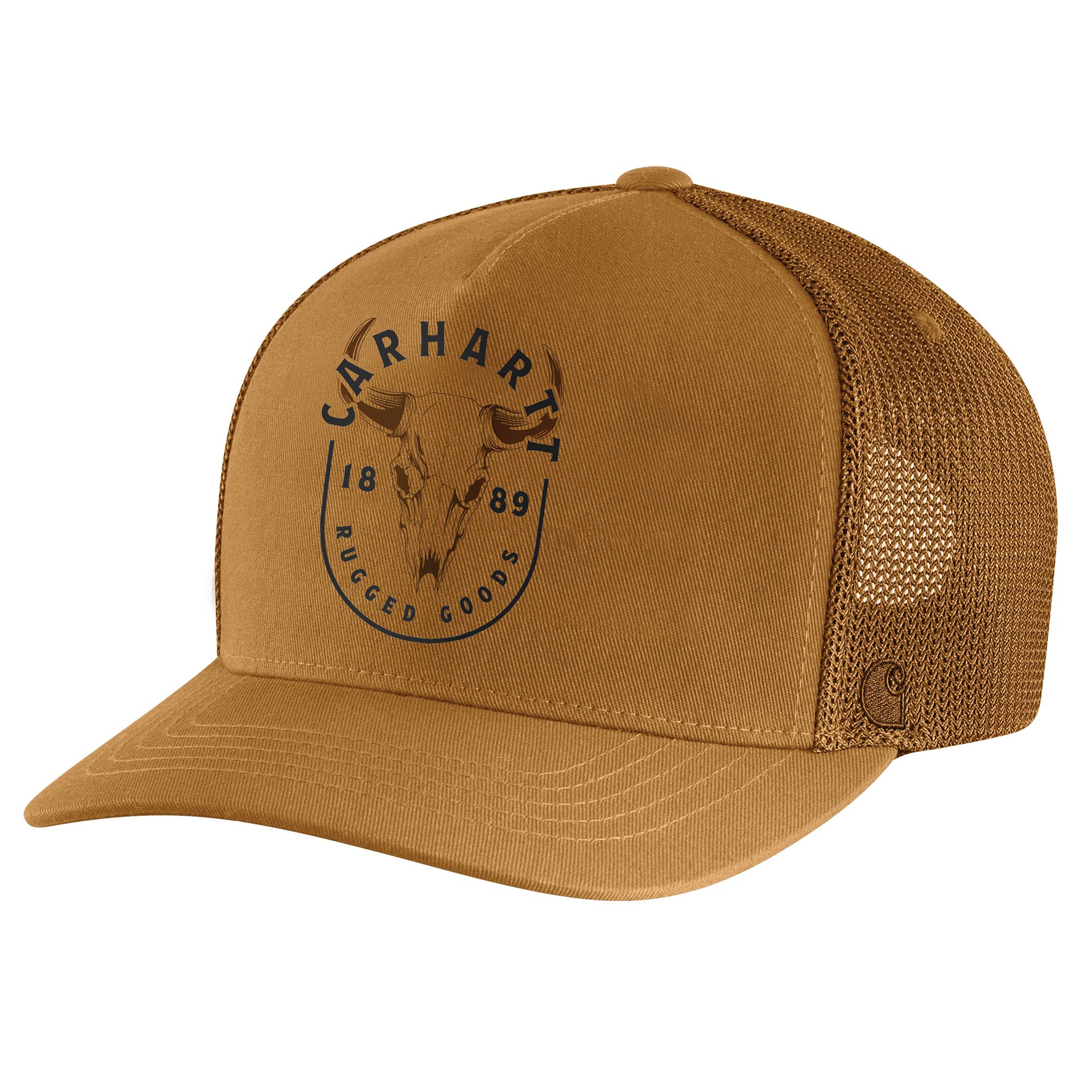 107474 - Carhartt Canvas Mesh-Back Skull Graphic Cap