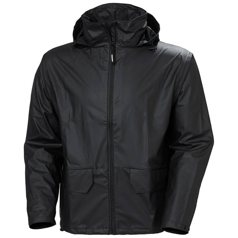 helly hansen rain gear Helly Hansen 70180 Men's Black Voss Waterproof Rain Jacket