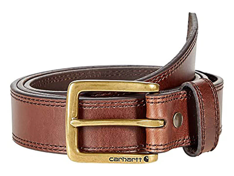 Bridle Leather Classic Buckle Belt Brown With Brass Finish