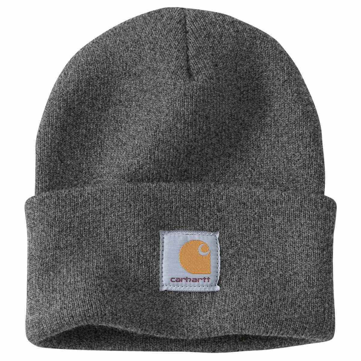 Carhartt A18 Acrylic Knit Cuffed Beanie Work Hat | Great Lakes