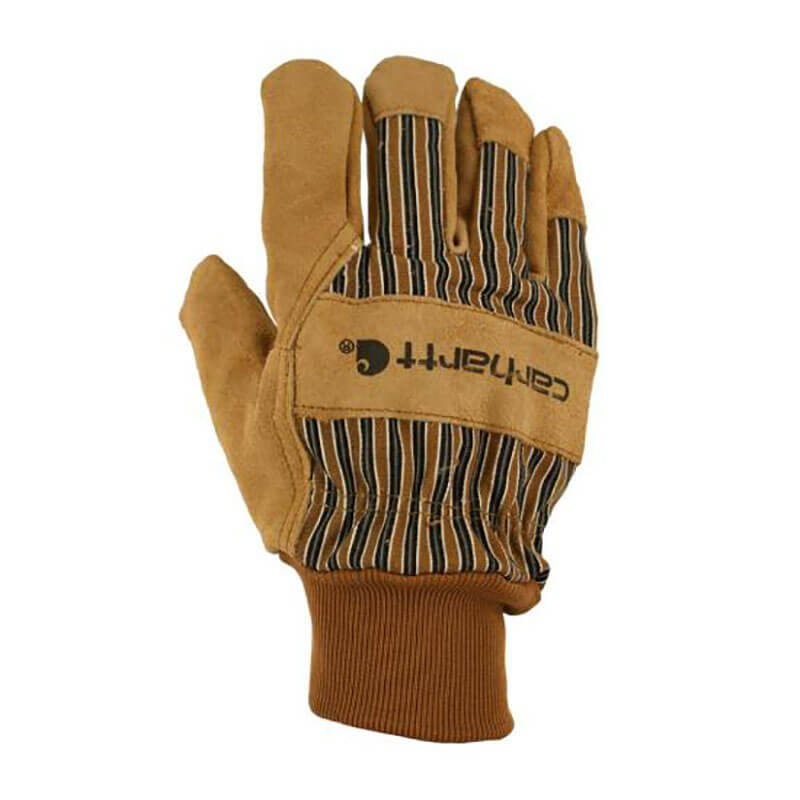 A512 - Carhartt Men's Insulated Duck / Synthetic Suede Knit Cuff Glove