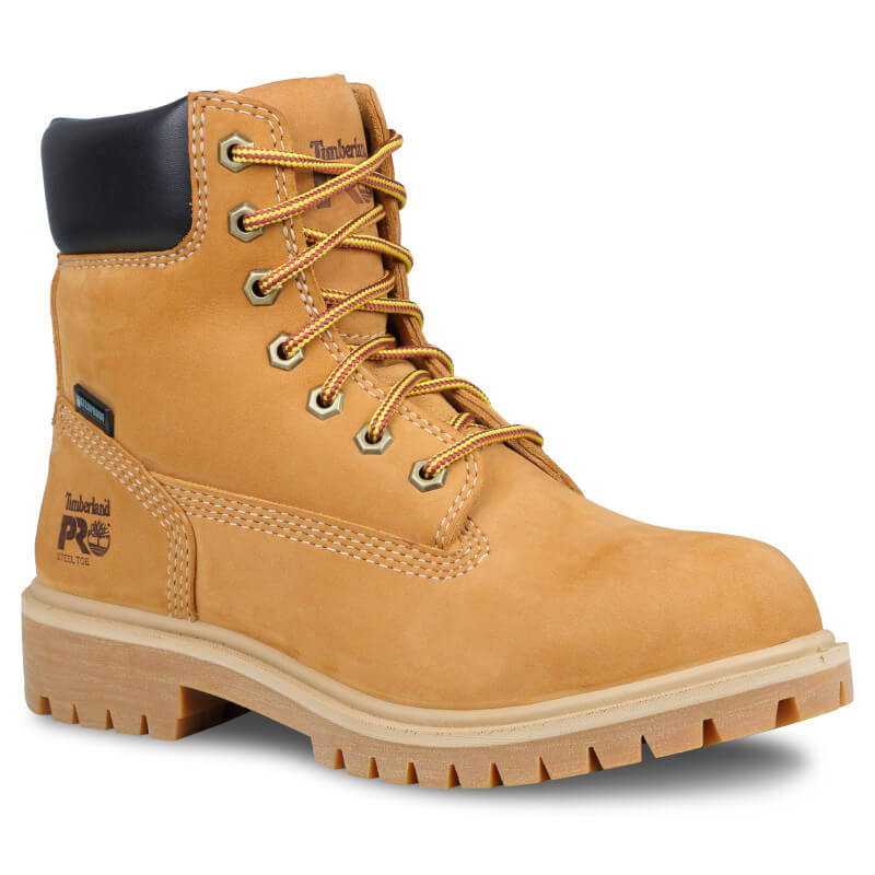 TB0A1KJ8- Timberland Pro Women's Direct Attach 6 Inch Steel Toe Water Proof Work Boot