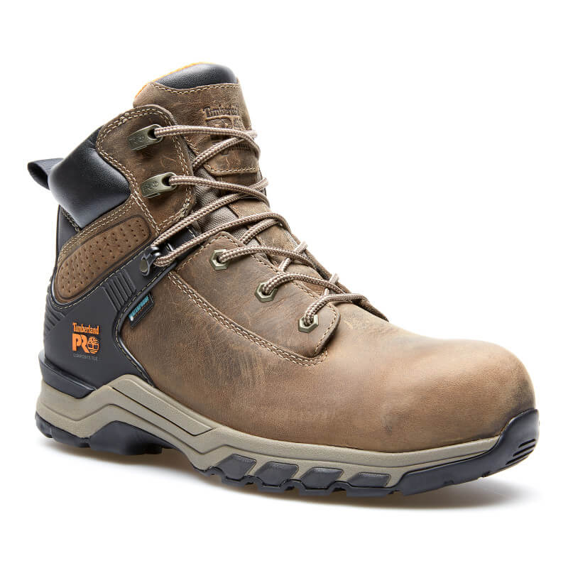 TB0A28AE214 - Timberland Pro Men's Hypercharge 6-inch Composite toe Waterproof Work Toe Boot