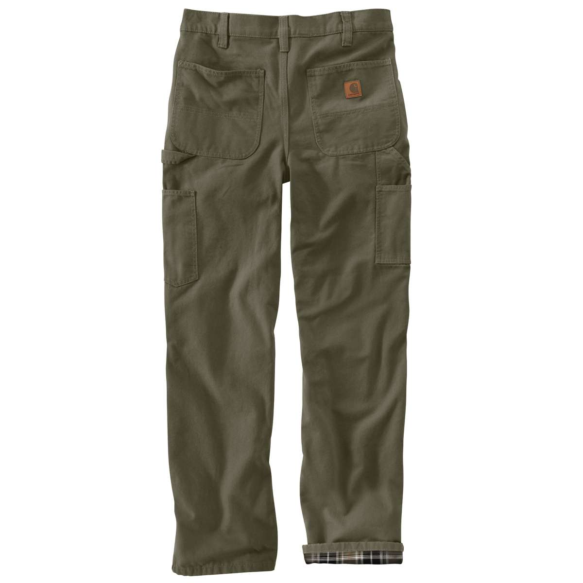 B111 - Carhartt Men's  Loose Fit Washed Duck Flannel Lined Work Pant