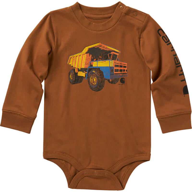 CA6311 - Carhartt Infant Long-Sleeve Dump Truck Body Suit