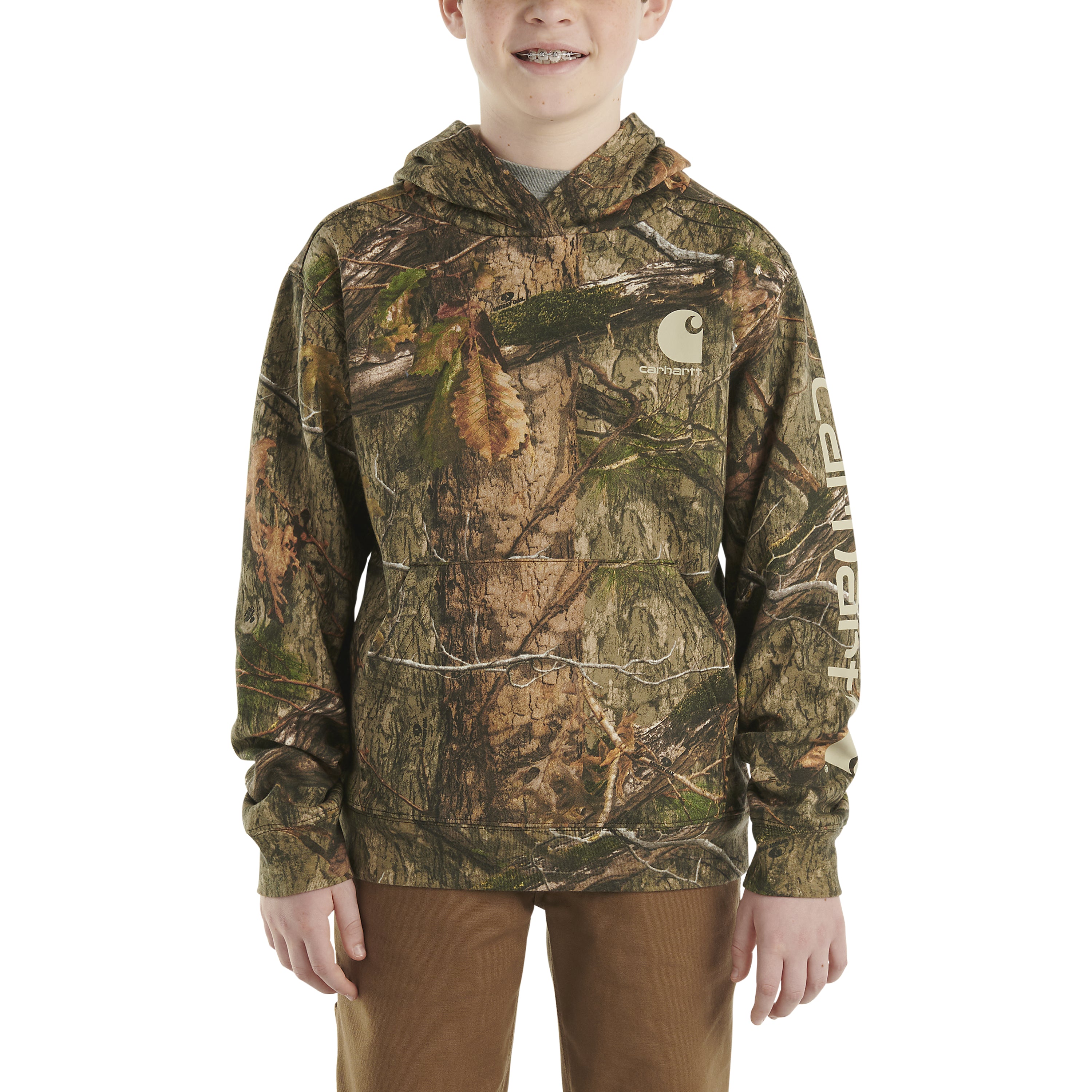 CA6470 - Carhartt Long-Sleeve Camo Graphic Sweatshirt