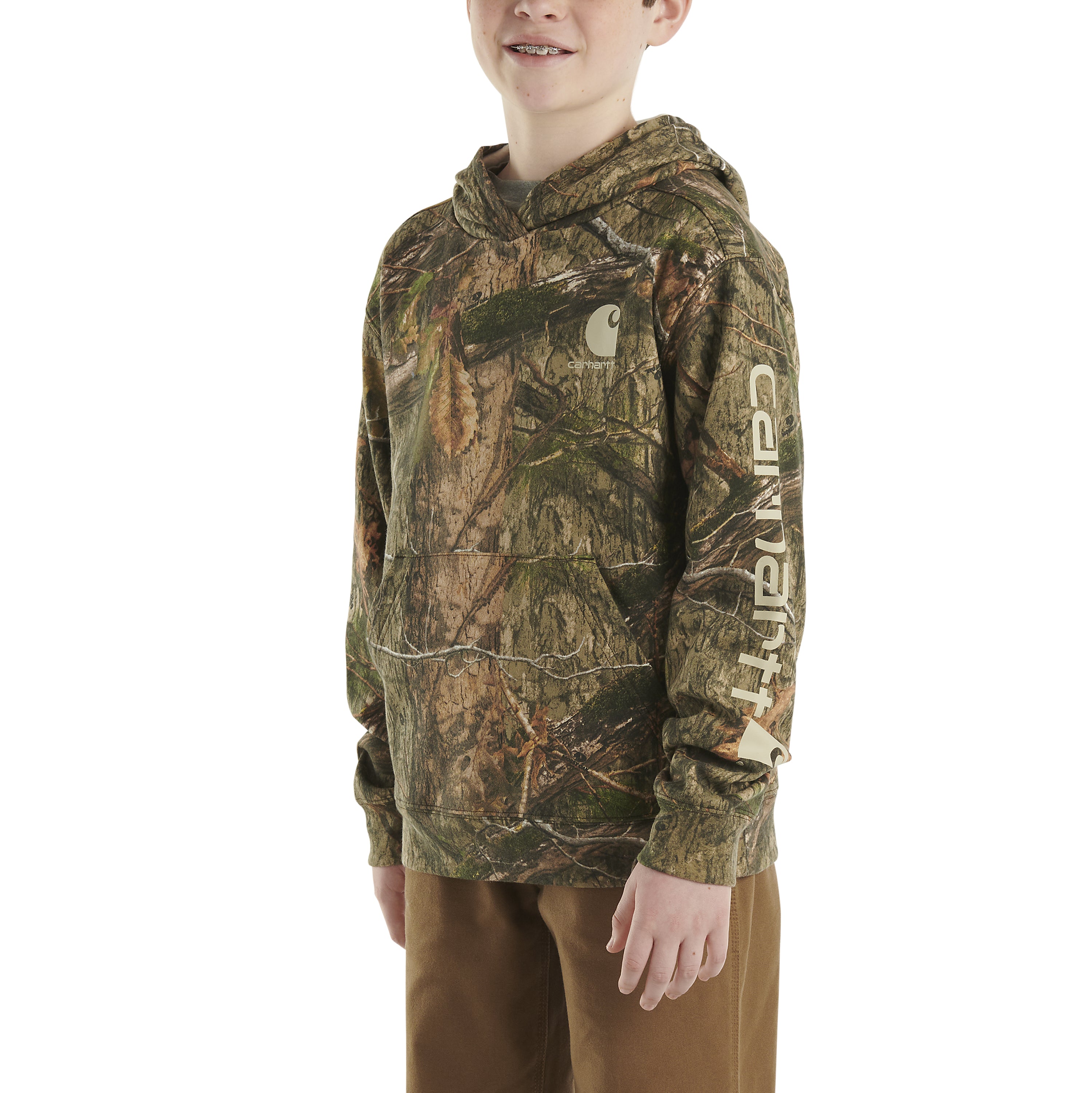CA6470 - Carhartt Long-Sleeve Camo Graphic Sweatshirt