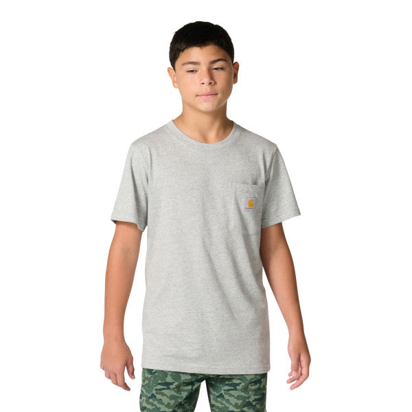 CA6802 - Carhartt Boy's Short-Sleeve Camo Logo T-Shirt