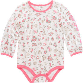 CA7091 - Carhartt Girls Infant  Long-Sleeve Floral Print Bodysuit -