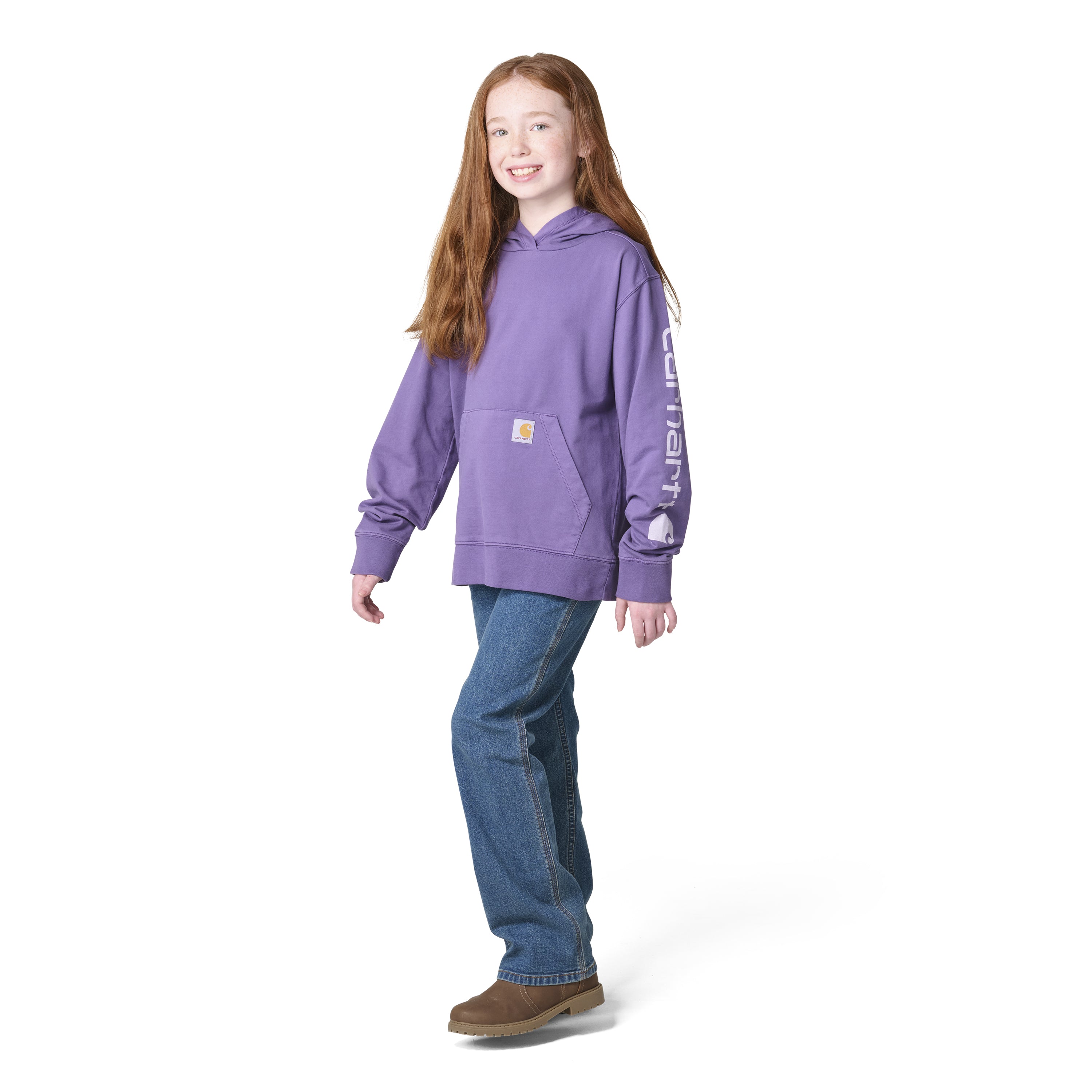 CA7206 - Carhartt Girl's Long-Sleeve Garment Dyed Sweatshirt