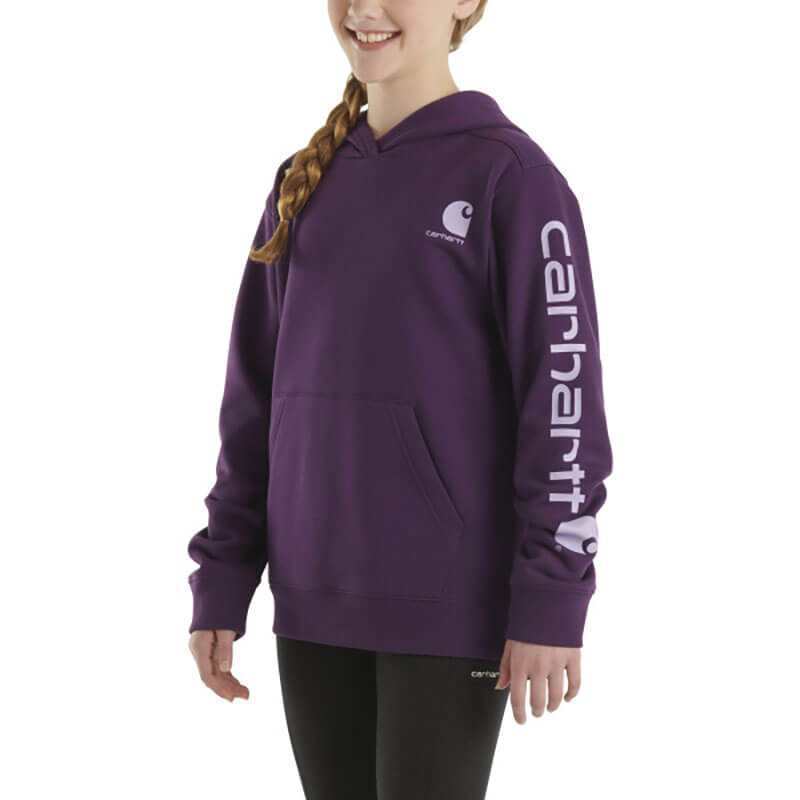CA9983 - Carhartt Girl's Long-Sleeve Graphic Sweatshirt