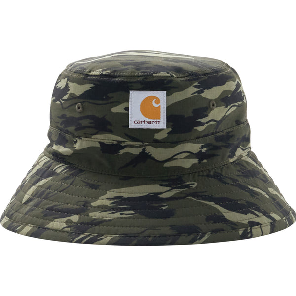 Carhartt WIP バケハ　カモ柄　ミリタリー CB9006 - Carhartt Ripstop Camo Bucket Hat