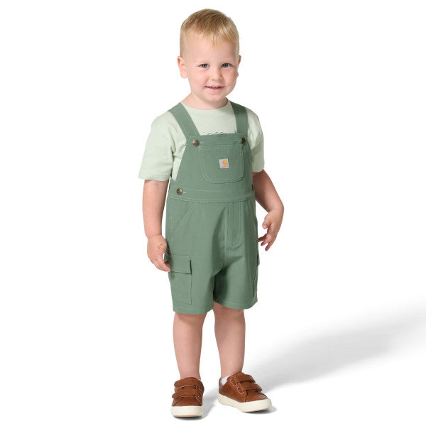 CG8123 - Carhartt Boy's Short-Sleeve T-Shirt and Cargo Pocket Shortall Set
