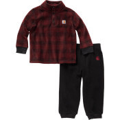 CG8835 - Carhartt Kid's Long Sleeve Fleece Sweatshirt and Fleece Sweatpant 2PC Set