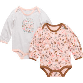 CG9896 - Carhartt Infant Girl's Floral Print Bodysuit Set