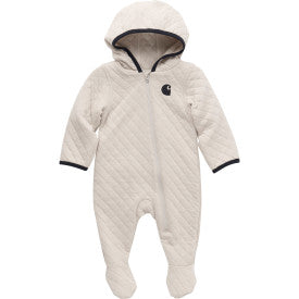 CM5409 - Carhartt Infant Girl's Long-Sleeve Quilted Footed Coverall