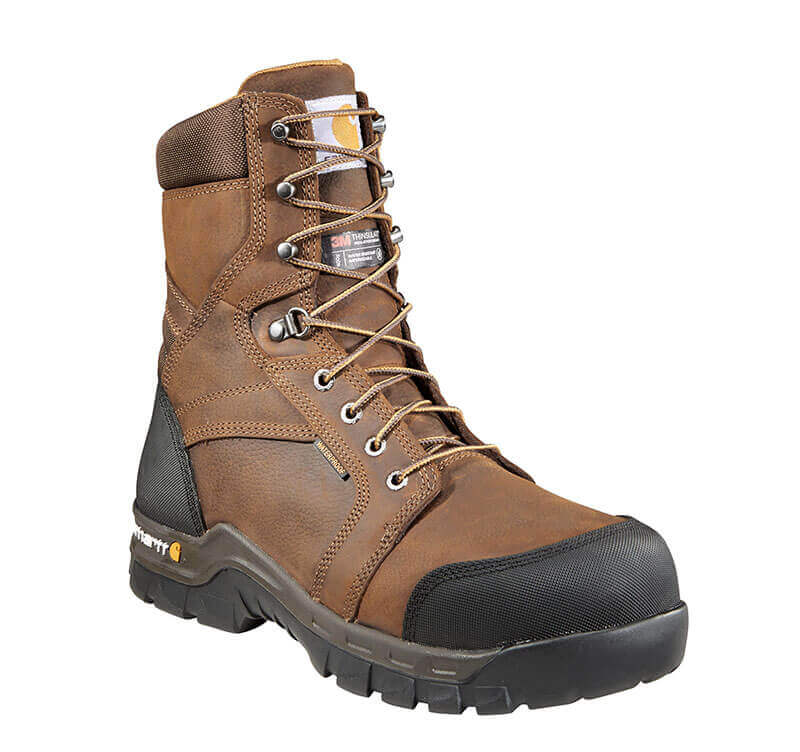 CMF8389 - Carhartt Men's Rugged Flex WP Insulated 8 inch Composite Toe Work Boot