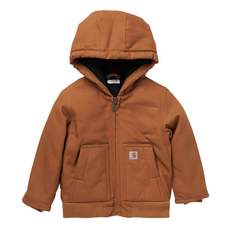 CP8552 - Carhartt Kid's Canvas Insulated Hooded Active Jacket
