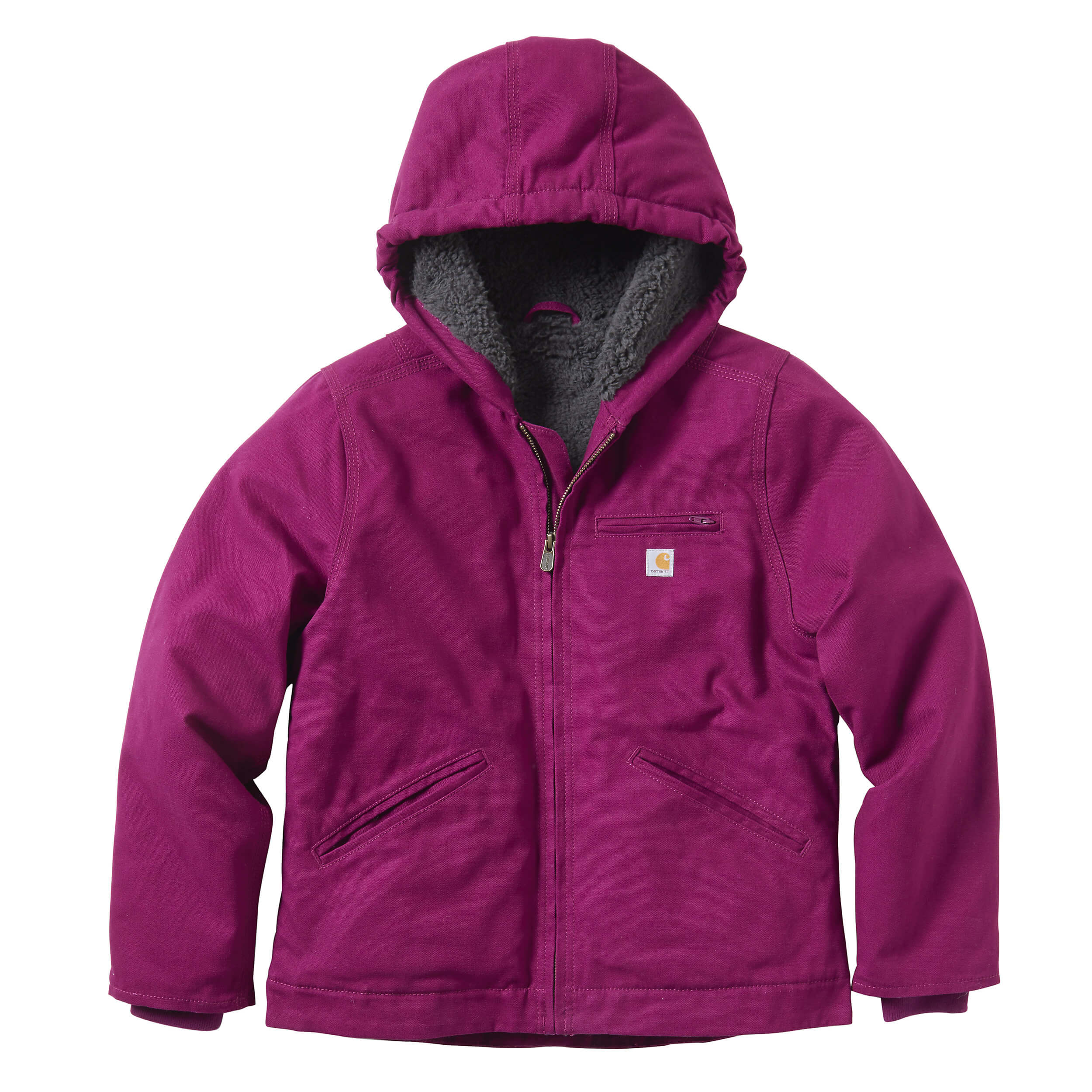 CP9547 - Carhartt Girl's Canvas Insulated Hooded Jacket