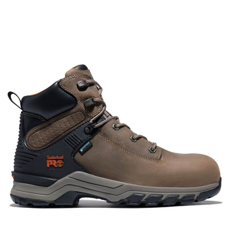 TB0A28AE214 - Timberland Pro Men's Hypercharge 6-inch Composite toe Waterproof Work Toe Boot