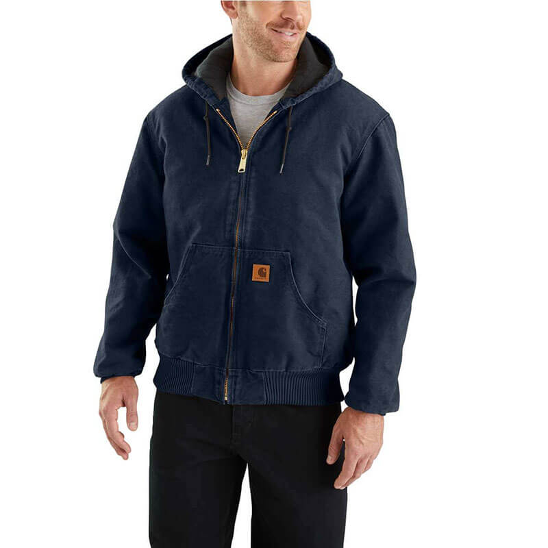 J130 - Sandstone Duck Active Jacket - Quilted Flannel Lined