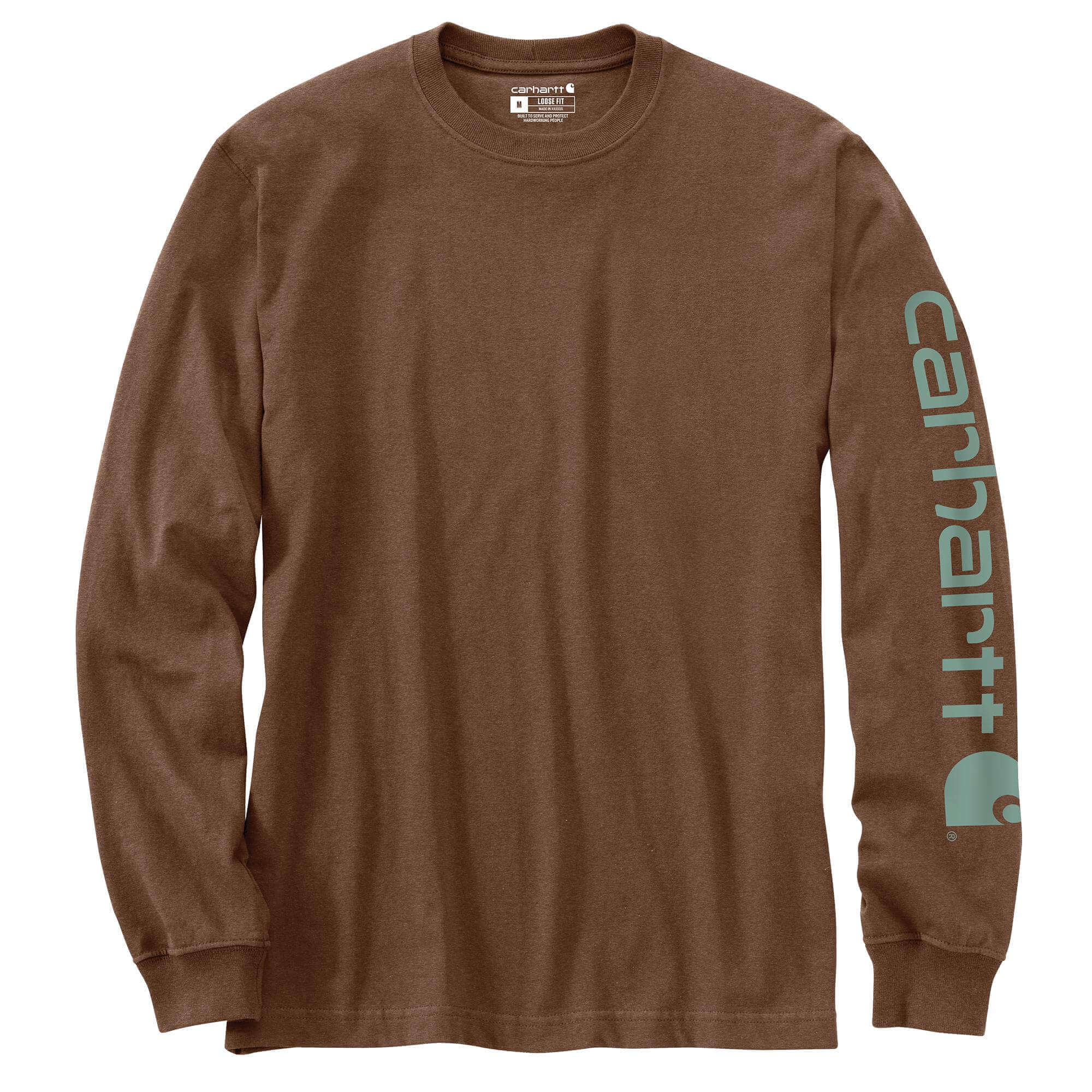 K231 - Carhartt Men's Loose Fit Heavyweight Long-Sleeve Sleeve Graphic T-Shirt