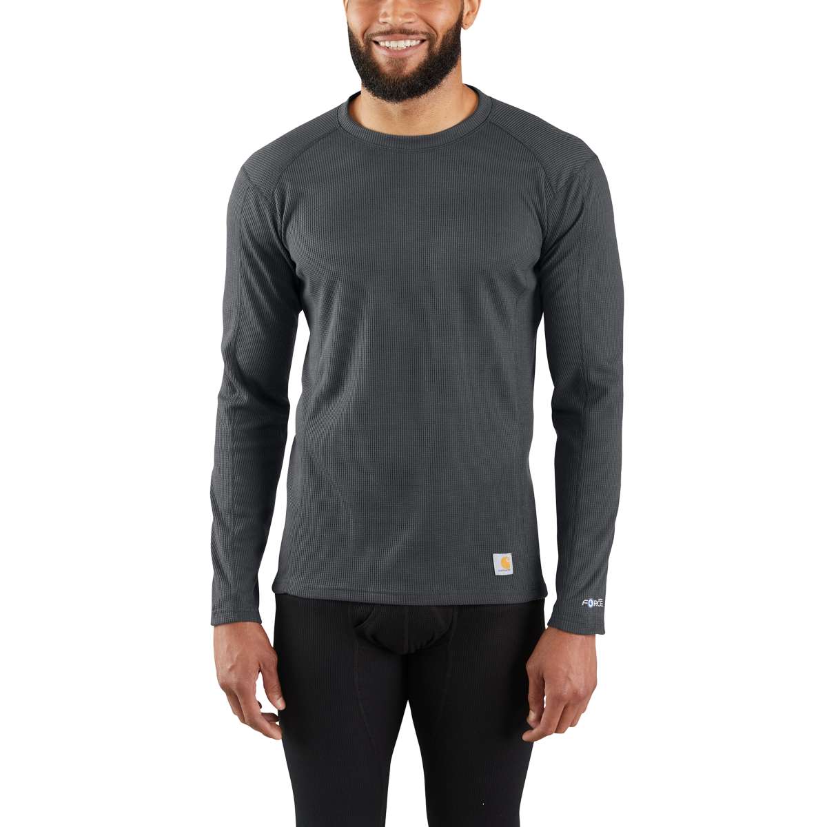 UMO113 - Carhartt Men's FORCE® Midweight Waffle Base Layer Crewneck To